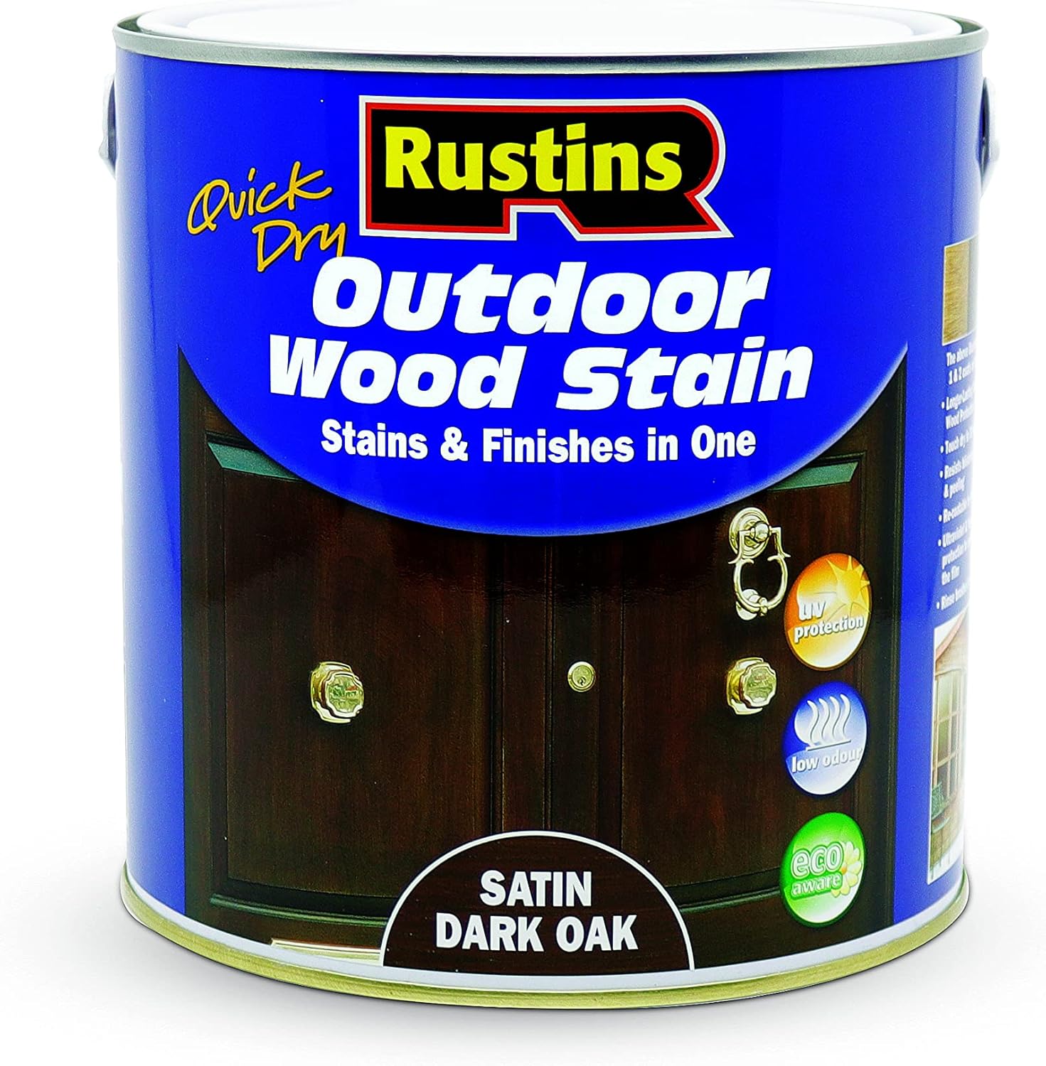 Outdoor Wood Stain Satin Dark Oak 2.5ltr Amazon.co.uk DIY & Tools