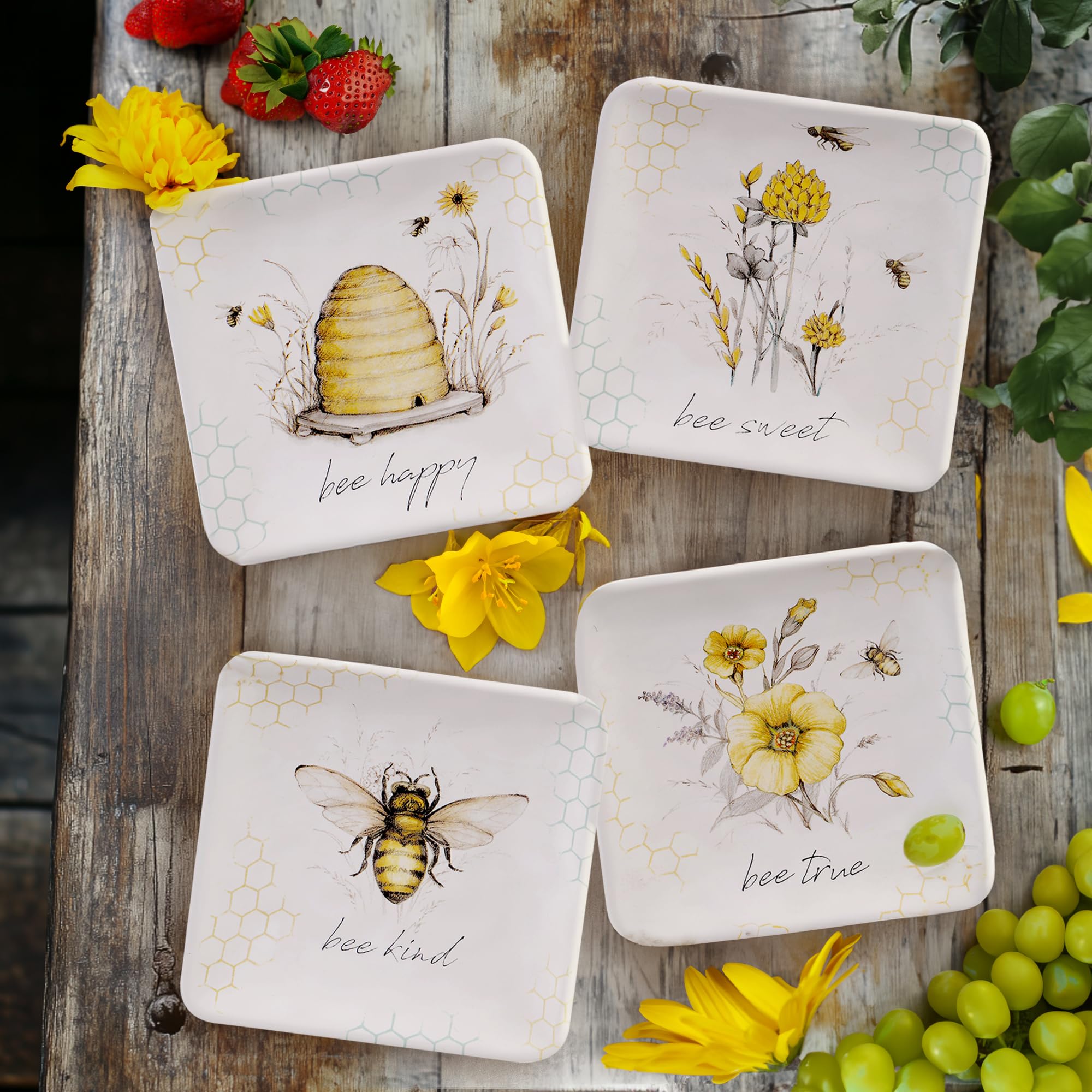 Certified International Bee Bee Sweet Dinnerware Set Bee Plates