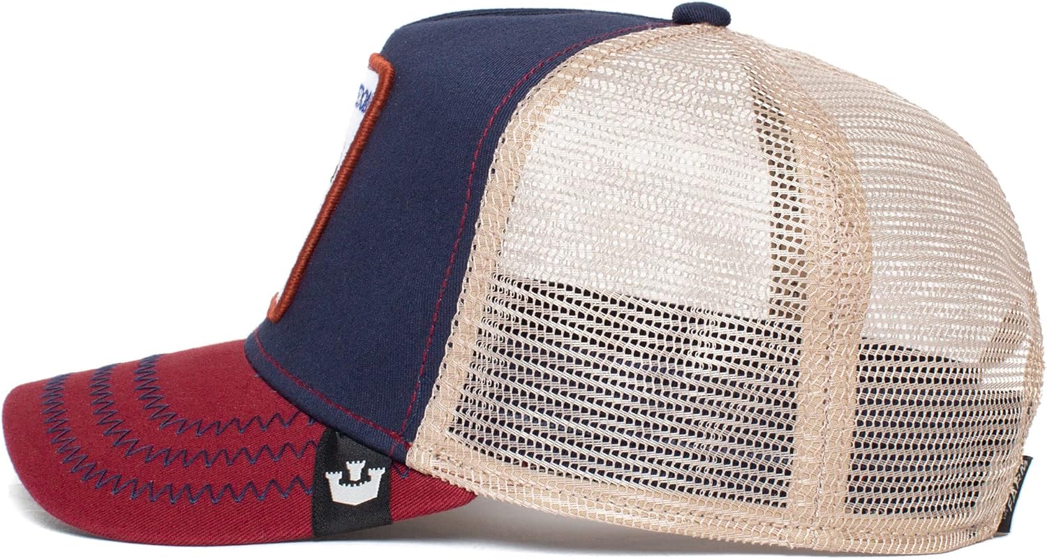 Mesh Giraffe Trucker Snapback Cap - Image 3