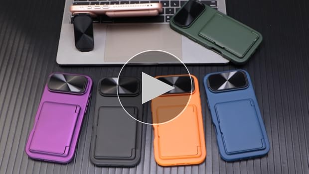 Amazon.com: SIXBOX for iPhone 17 Pro Case Wallet, Built-in Stand