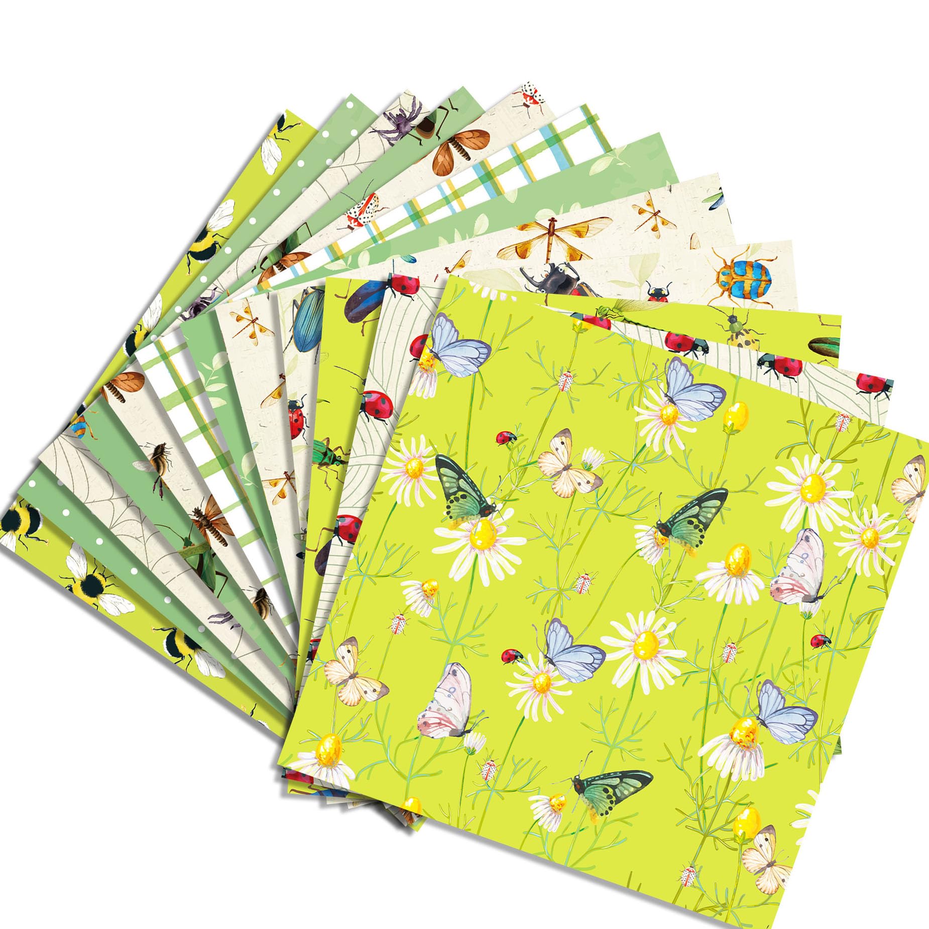 Papier do scrapbookingu, 12"x12", 24 arkusze dwustronne wydruki papier kartonowy, 160 g/m2 specjalistyczny papier dekoracyjny do rękodzieła, zrób to sam, tworzenie kartek, dekoracja albumu ze zdjęciam