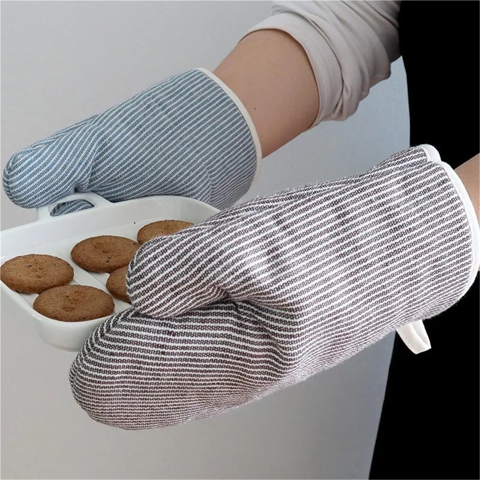 MRKU Guantes para Hornear, Guantes de Cocina, Guantes de Horno japoneses Resistentes al Calor, Cocina nórdica doméstica, microondas para Asar a la Parrilla