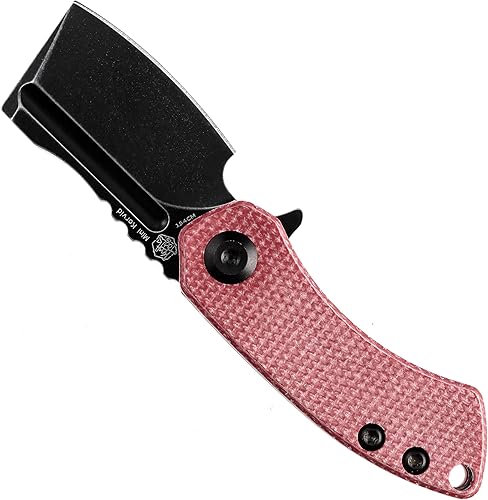 Miniatura 10 de KANSEPT T3030A1 Mini cuchillo de bolsillo Korvid cuchillo plegable para EDC con hoja de cuchilla de 145 pulgadas y mango G10 verde oliva mini aleta