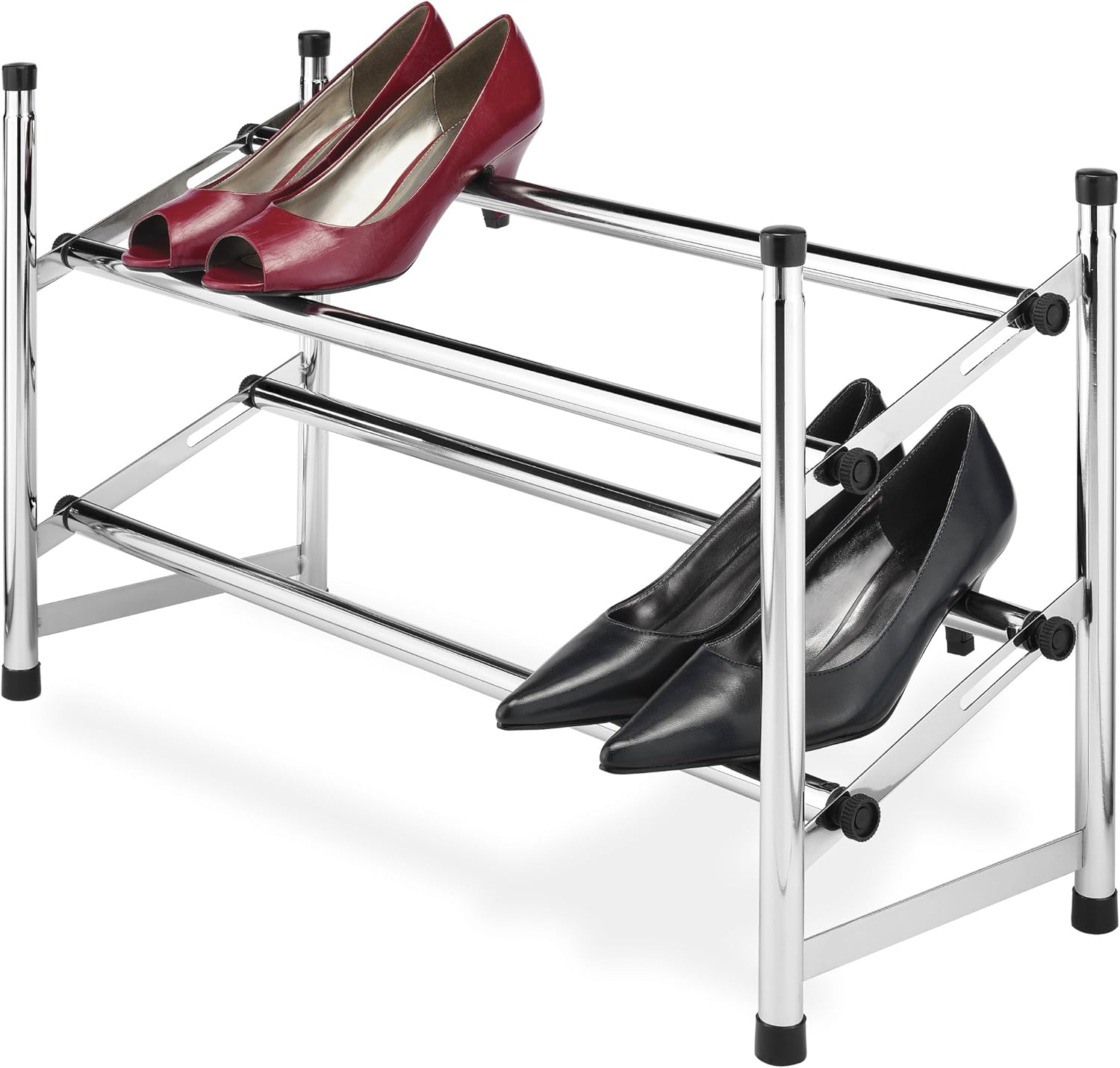 Whitmor 60604522 Chrome Shoe Rack Amazon.ca Home