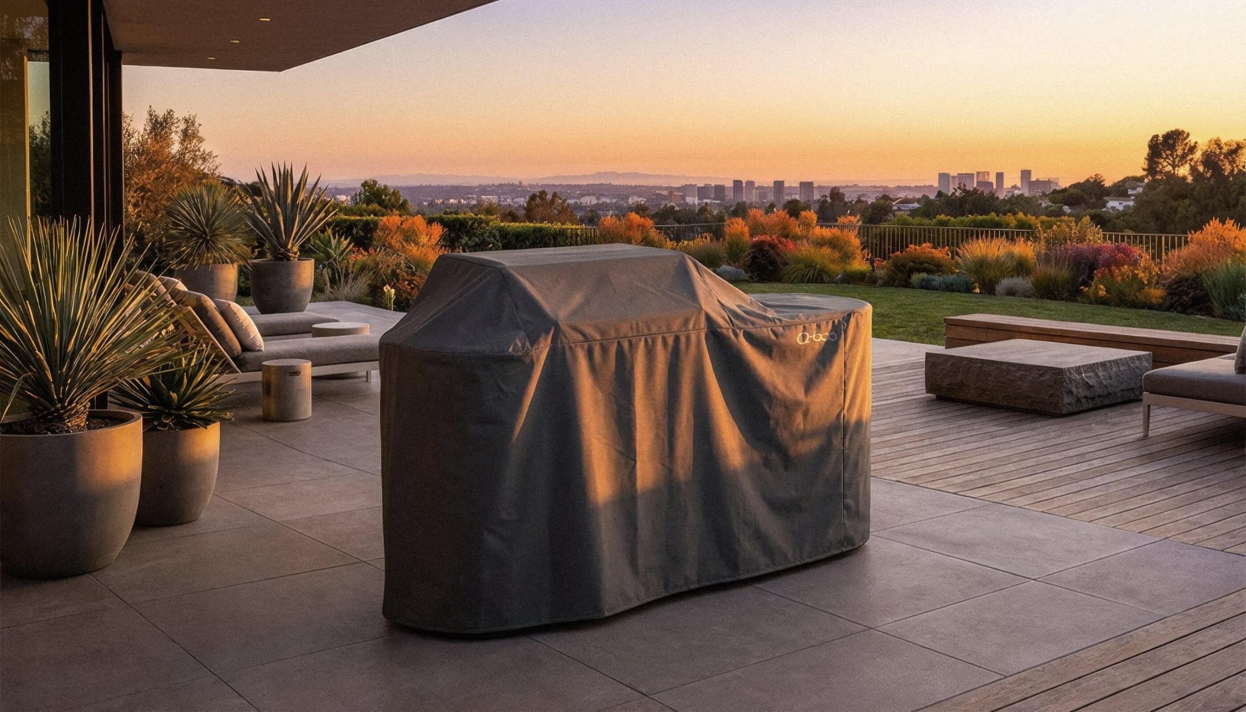 Barbacoa de Gas OVO GM con 3 Quemadores y Encimera Dekton