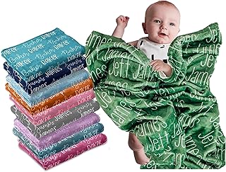 Personalized Baby Blanket for Girl and Boy Custom Baby Blankets for Boys Girls Custom Baby Gift Baby Blanket Toddler Blanket Personalized Baby Infant Gifts Customized Blankets