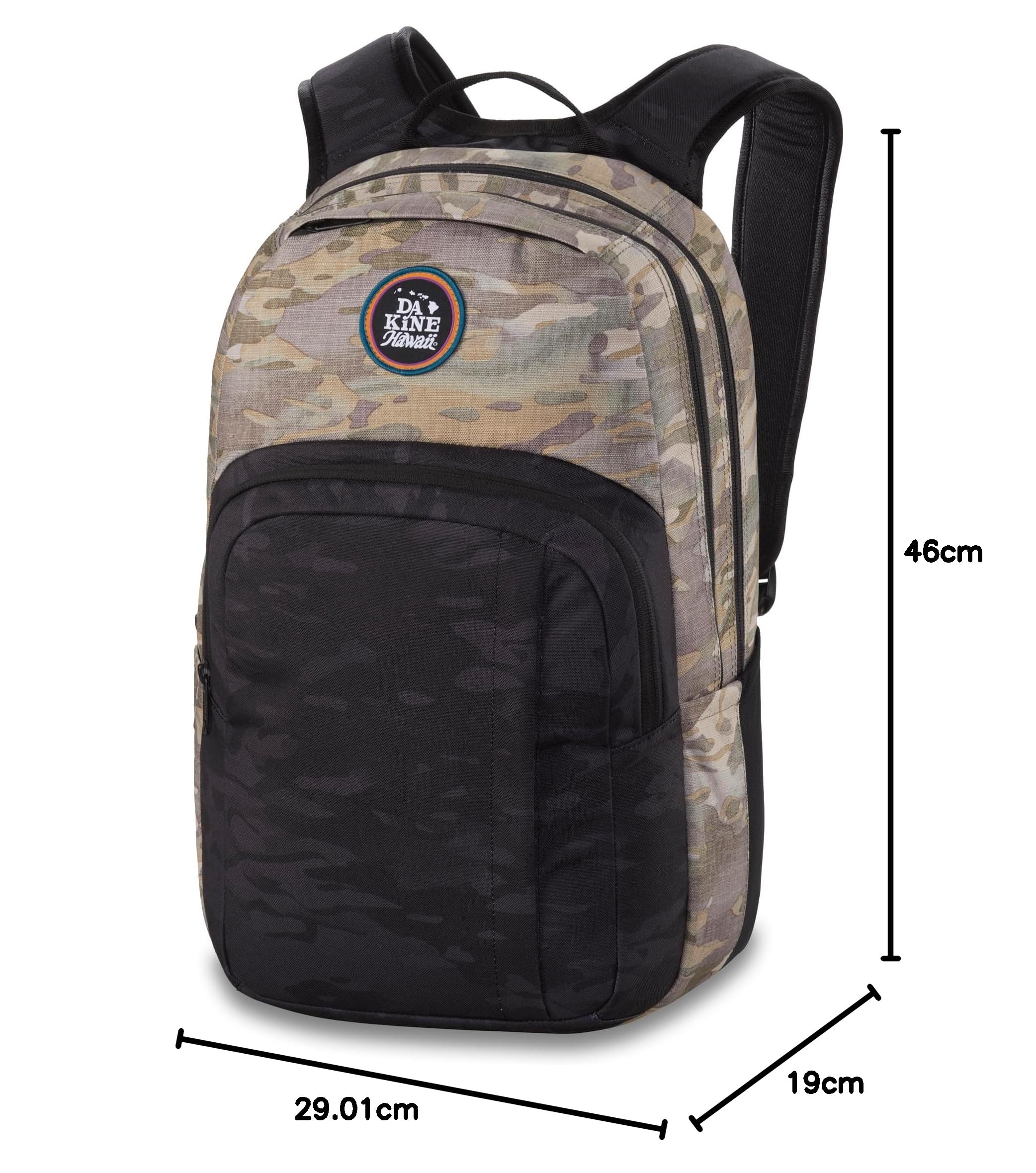 Dakine Rucksack Campus M, 25 Liter, widerstandsfähige Tasche mit Laptopfach und Schaumstoffpolster am Rücken - Rucksack für die Schule, das Büro und Reisen