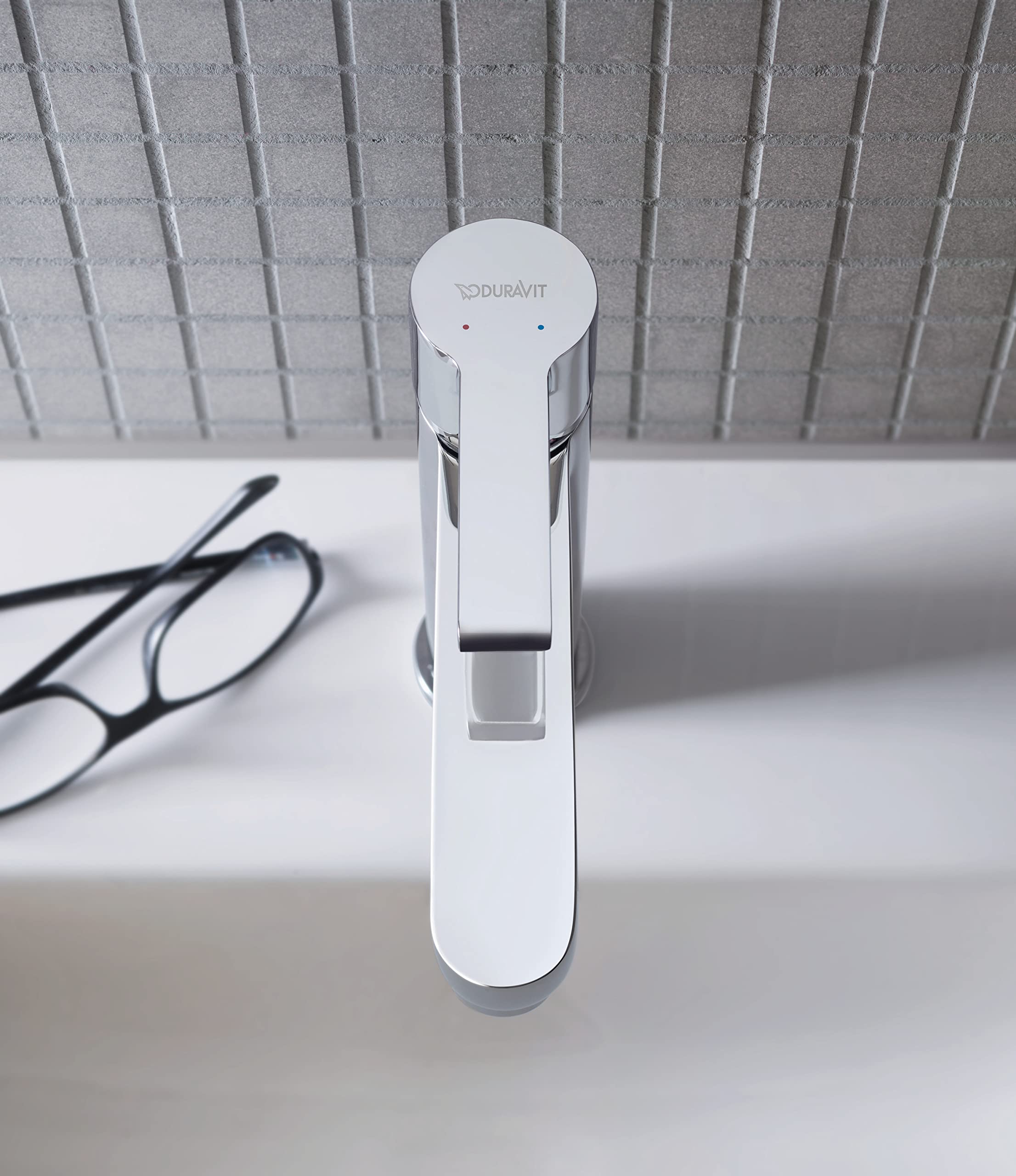 Duravit B21020 B.2 jednouchwytowa bateria umywalkowa, chrom