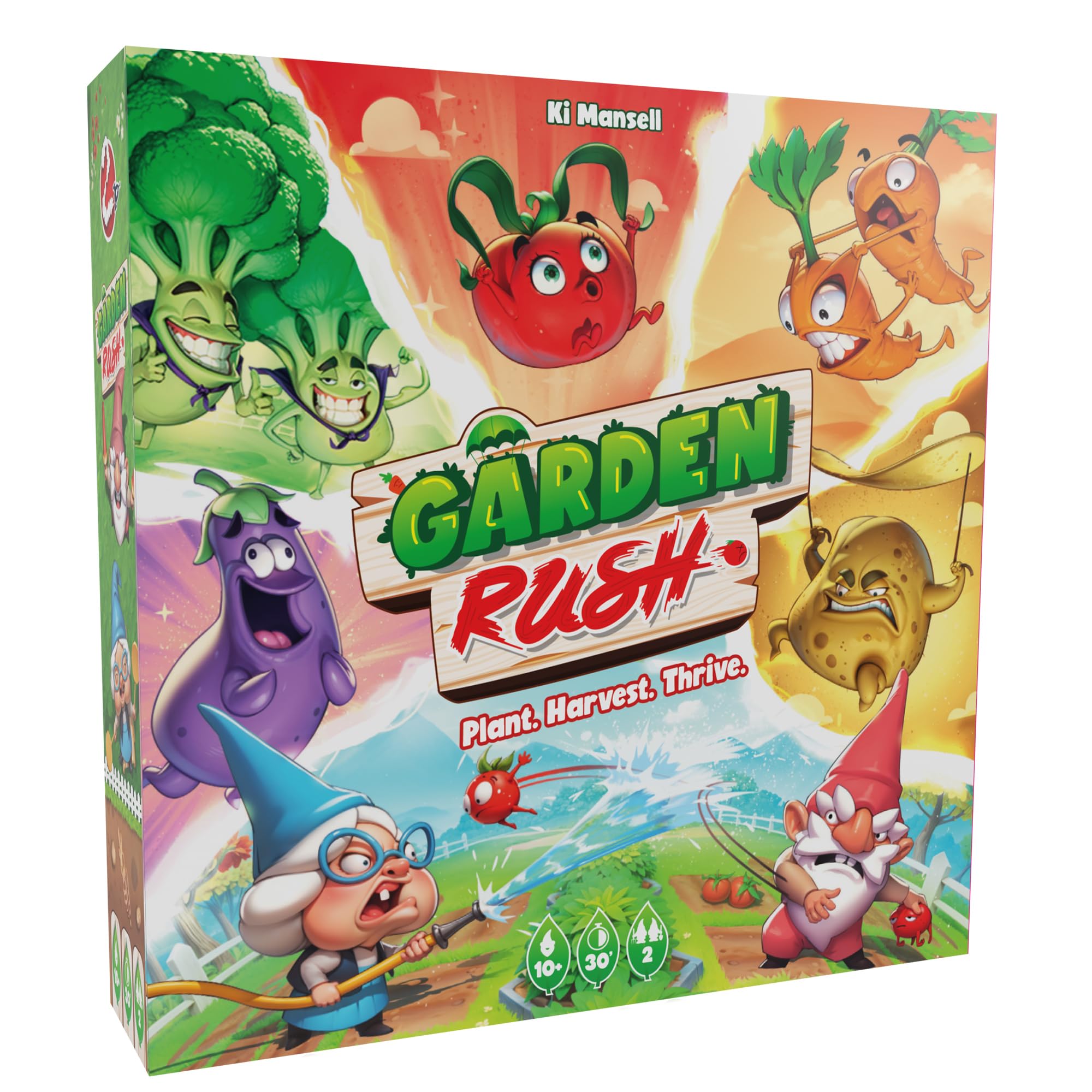 Amazon.com: Garden Rush Board Game - Two-Player Vegetable Garden