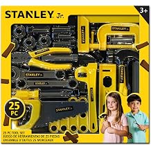 Stanley Jr 25 Piece Pretend Play Toolset Yellow