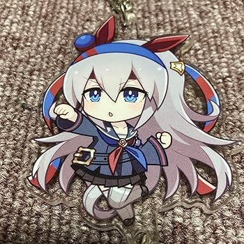 Amazon.co.jp: ?ウマ娘 ラバー蹄鉄 アクリルキーホルダー