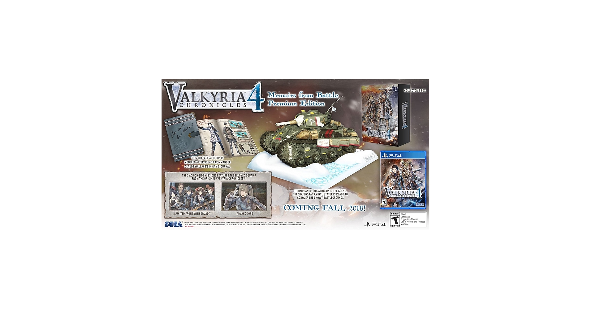 Valkyria Chronicles 4: Memoirs from Battle - Premium Edition (輸入版:北米) - PS4 Amazon.com: Valkyria Chronicles 4: Memoirs From Battle