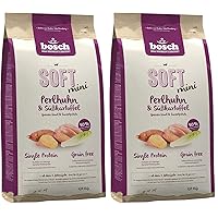 bosch HPC SOFT Mini Faraona e patata dolce | Cibo semi-umido per cani adulti di piccola