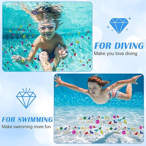 Miniatura 7 de Chalyna Juego de 122 piezas de diamantes acrílicos con gemas y aleación de oro, juego de anillos redondos, para fiesta de Halloween, pirata, tesoro,