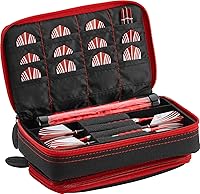 Vista 11 de Casemaster Plazma Plus, 3 dardos para dardos suaves y de acero con bolsillo frontal grande para dispositivos móviles, tubo de almacenamiento