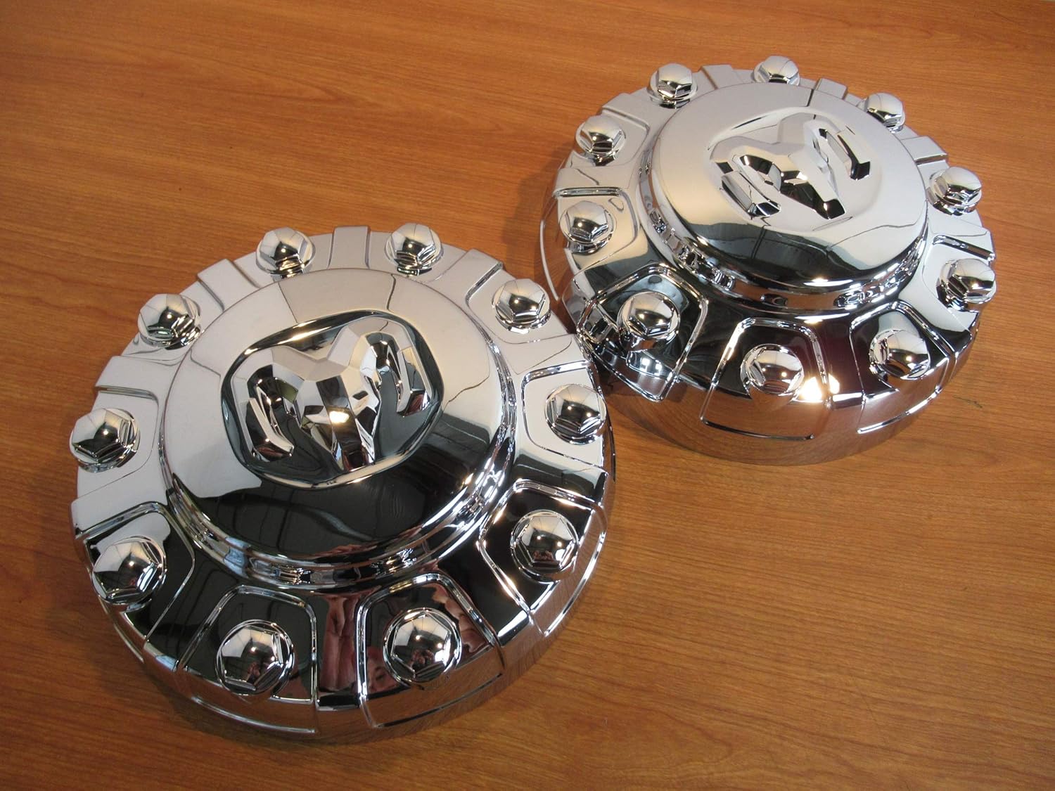 Mopar 2019-2020 Dodge Ram 4500 5500 Set of 2 Front Wheel Center Hub Cap New OEM