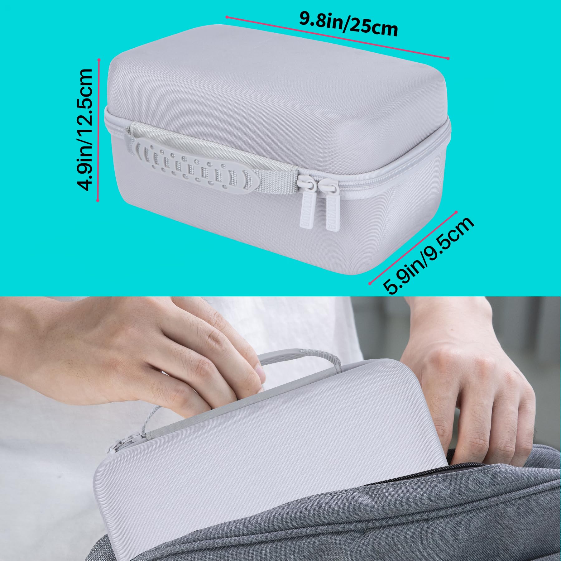 Dura Funda Protectora Compatible con Liene Amber M100 / M200 Impresora Fotográfica (Blanco)
