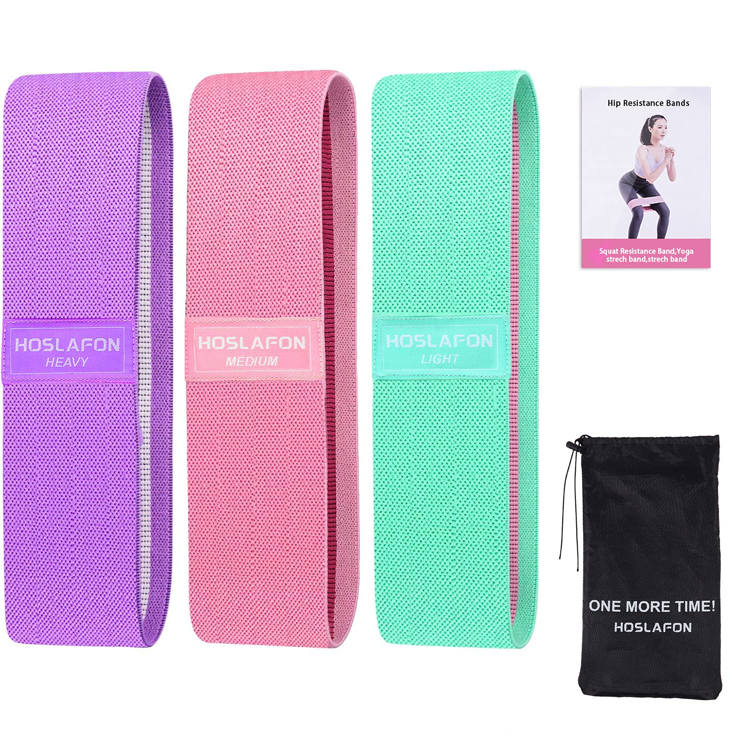 Resistance Bands Set Exercise Workout Fitness Booty Bands for Working Out Resistance Loops Bands for Women Elastic Bands for Exercise Pull up Assistance Bands Stretch Bands Stretching Strap