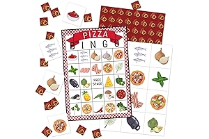 Pizza Party Bingo: The Perfect Party Game for Pizza Lovers