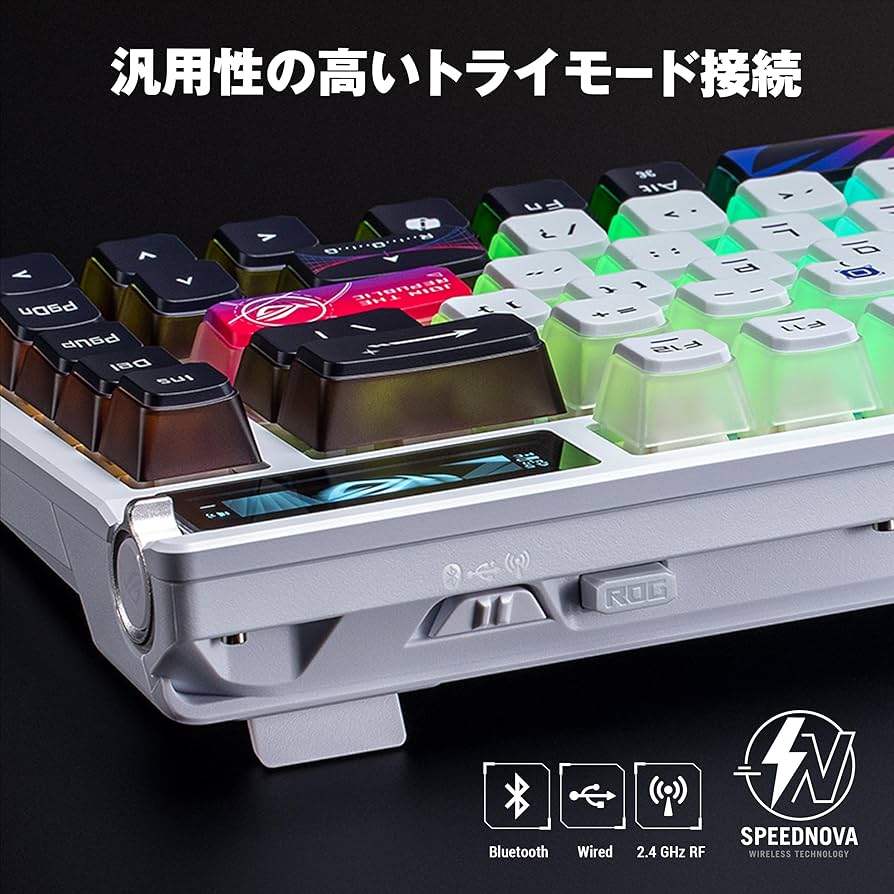 Amazon.co.jp: ASUSゲーミングキーボード/ROG Azoth X/75%カスタム