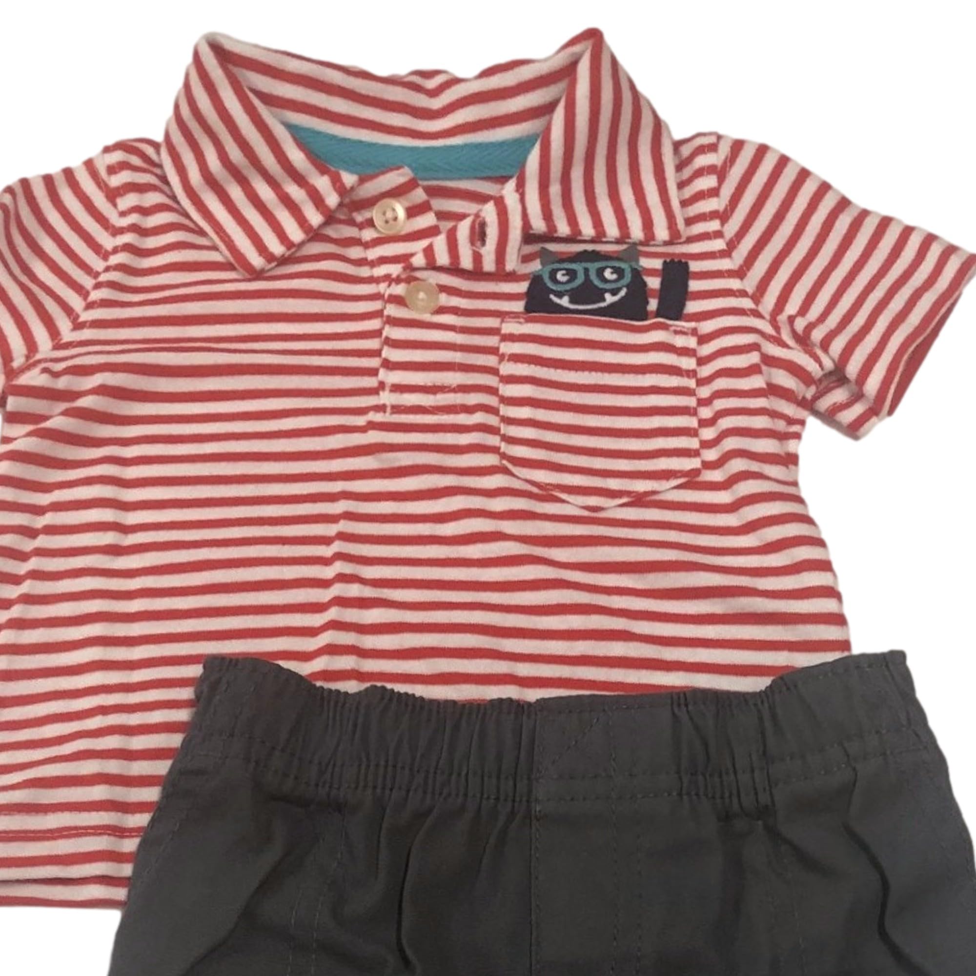 Carter's Juegos de ropa de juego de 2 piezas para niños de bebé 249g396 - rojo - recién nacido