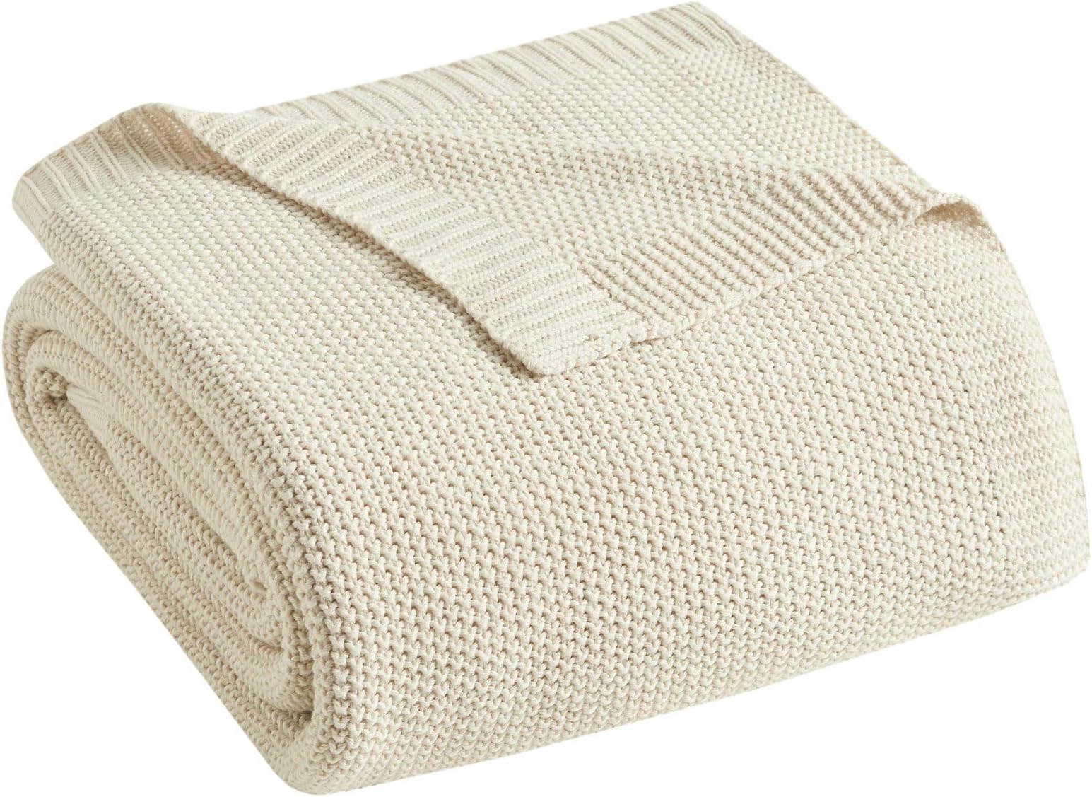 INK+IVYInkivy Bree Knit Bedspread 50 x 60 cm Ivory