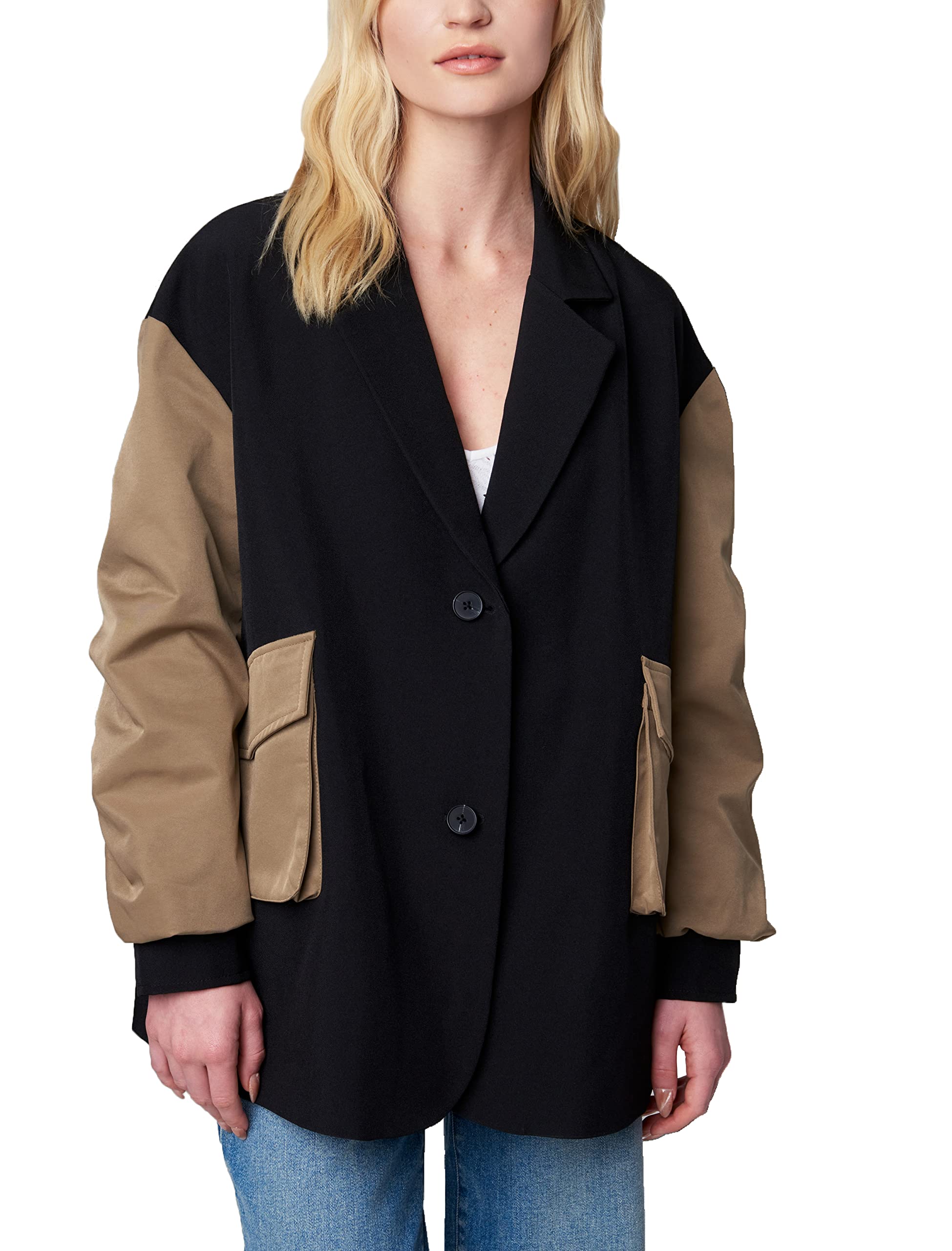 BLANKNYC Womens Hybrid Oversized Blazer
