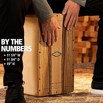 Amazon.com: Meinl Artisan String Cajon with Limba Frontplate
