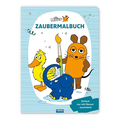 Trötsch Malbuch Die Maus Zaubermalbuch: Malbuch Ausmalbuch (Unser Sandmännchen)