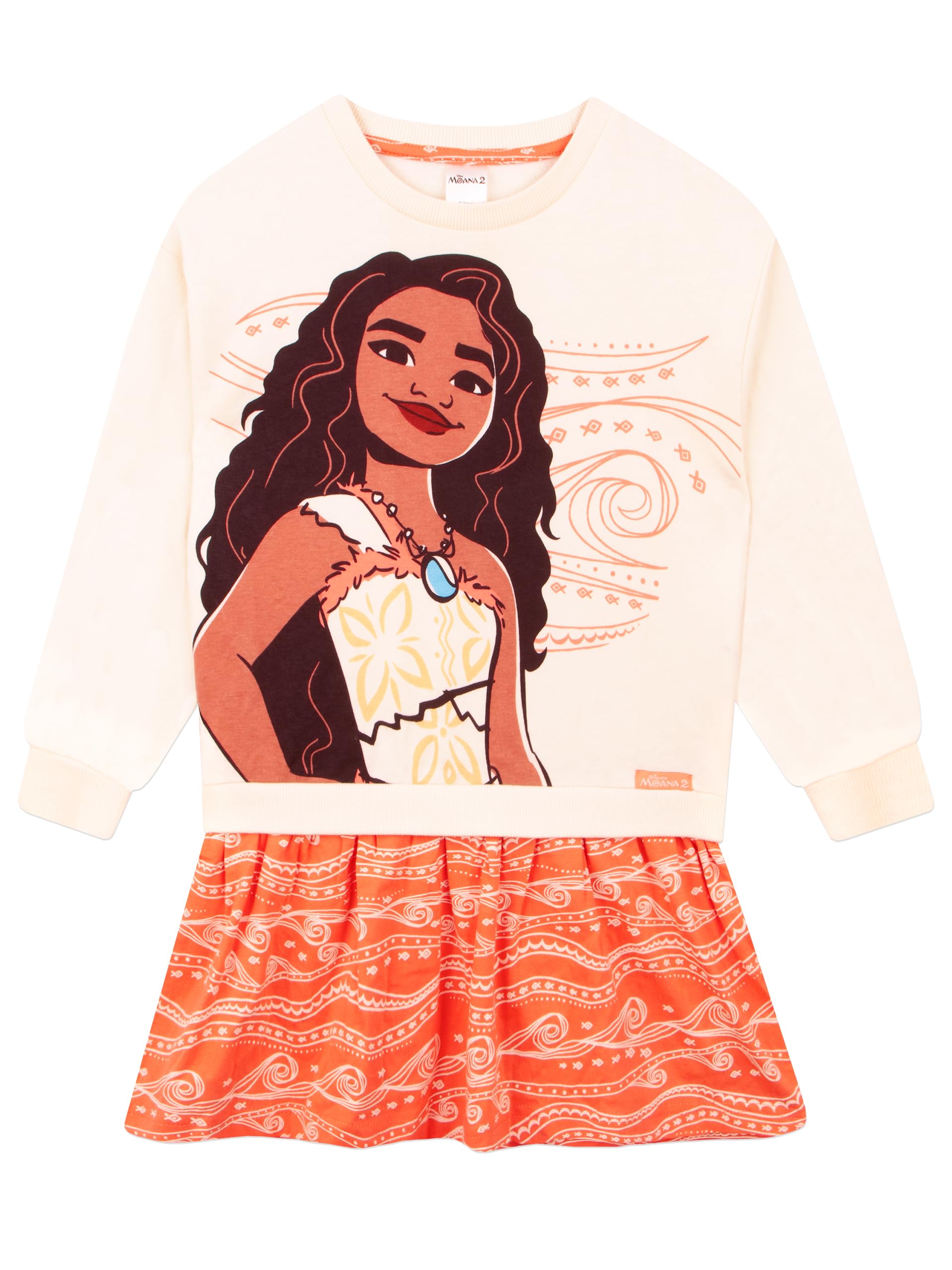 Sukienka Disney Moana | Sukienka Sweter Moana 2 Dla Dziewczynek | Sukienki Dla Dziewczynek