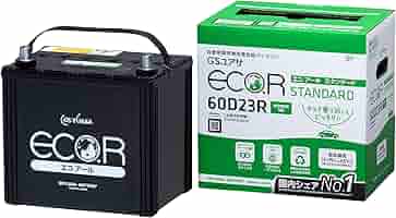 値下げ_GS YUASA エコ.Rバッテリー EC-60D23L Amazon.co.jp: GSユアサ ECO.R EC 60D23L 国産車バッテリー 充電