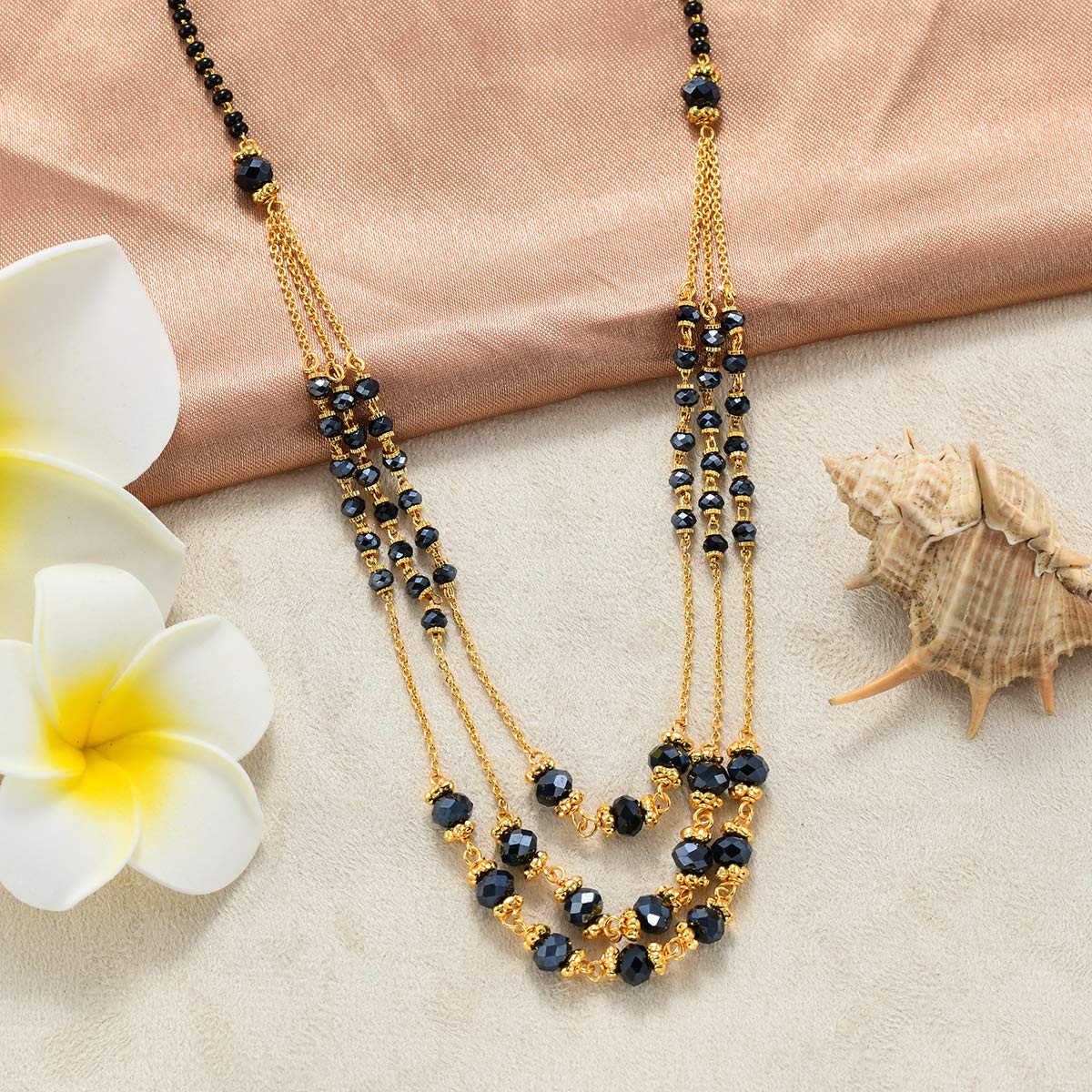 Women's Multilayer Beads Traditional Necklace, Ethnic Gift