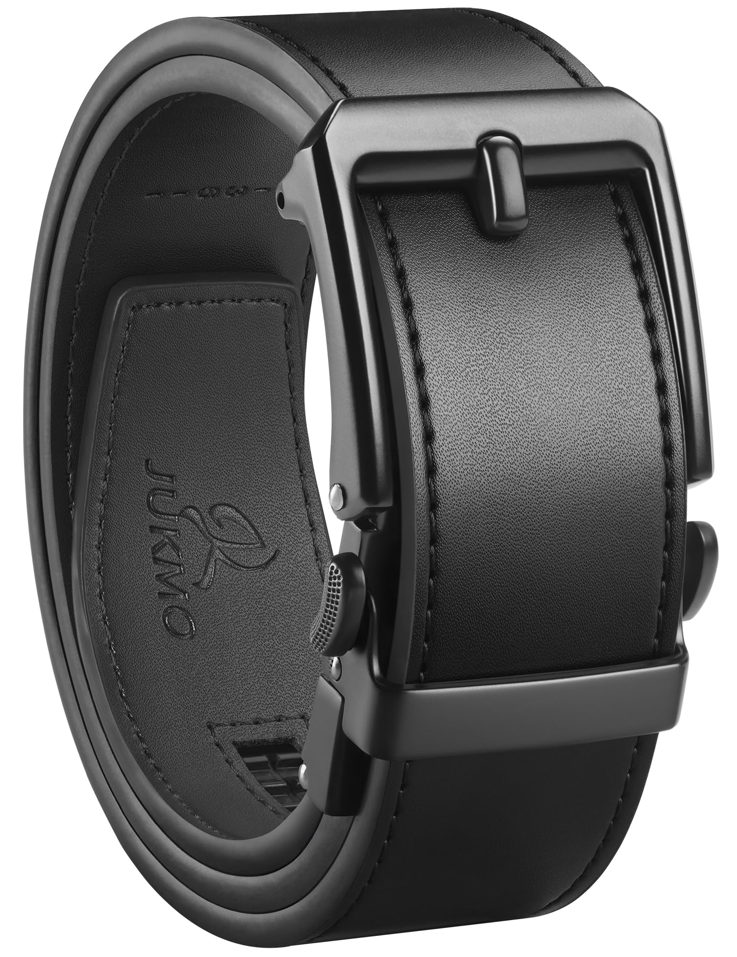 JUKMO 1.5“ (38mm) Leder-Ratschengürtel für Männer in Geschenkbox