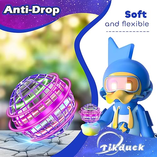 Miniatura 11 de Tikduck Bola de orbe voladora 2025 Soaring Hover Pro Boomerang Galáctica Fidget Cool Magic controlado a mano, mini drone cósmico globo giratorio