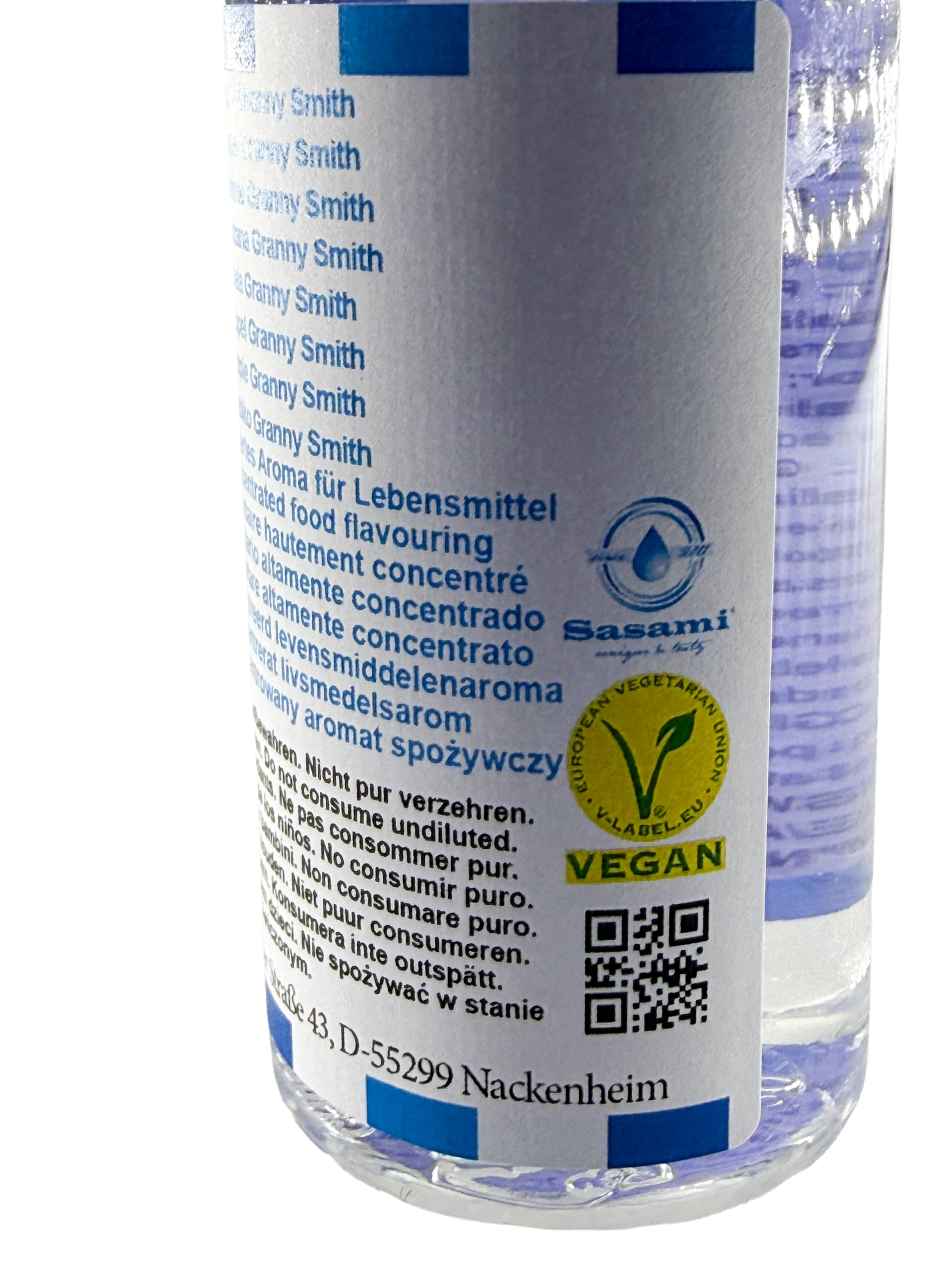 Aroma concentrato mela Granny Smith - vegano - Sasami - 100ml