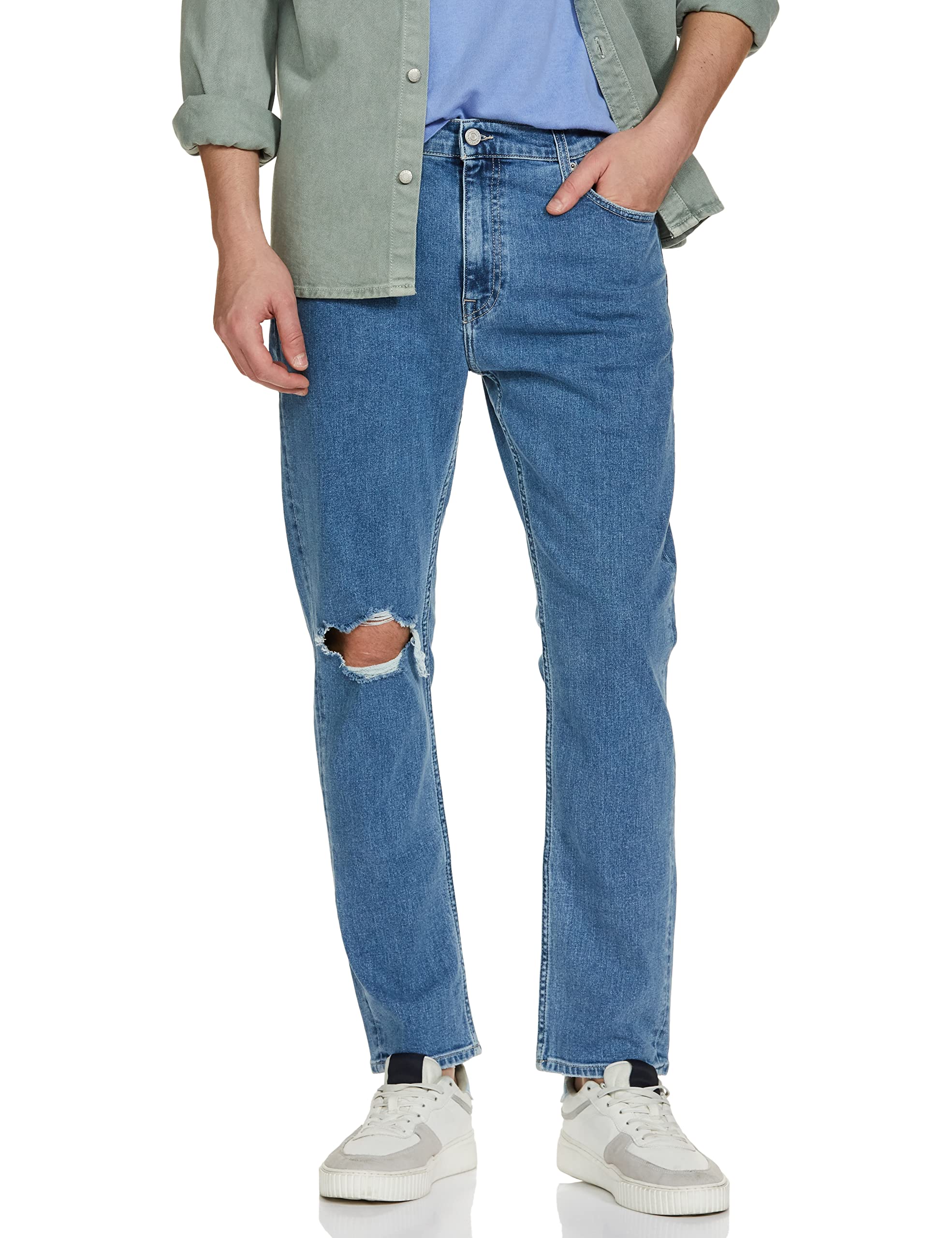 Tommy HilfigerMen's Mid Rise Slim Jeans