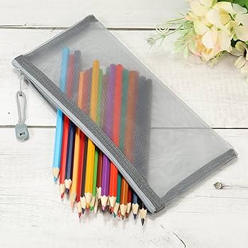 Amazon.com: MECCANIXITY Mesh Zipper Bags, B6 Nylon Zip Pouch