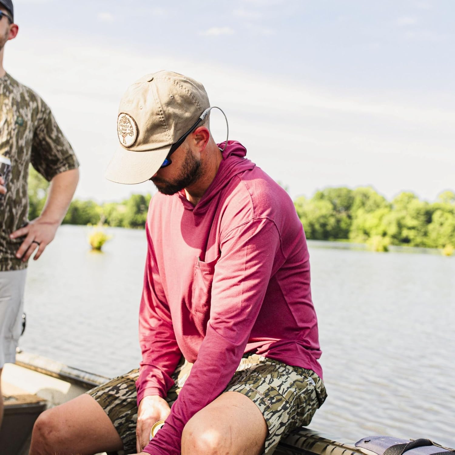 Mossy Oak Companions Tombigbee Bamboo Hoodie - Lightweight Hoodies for Men