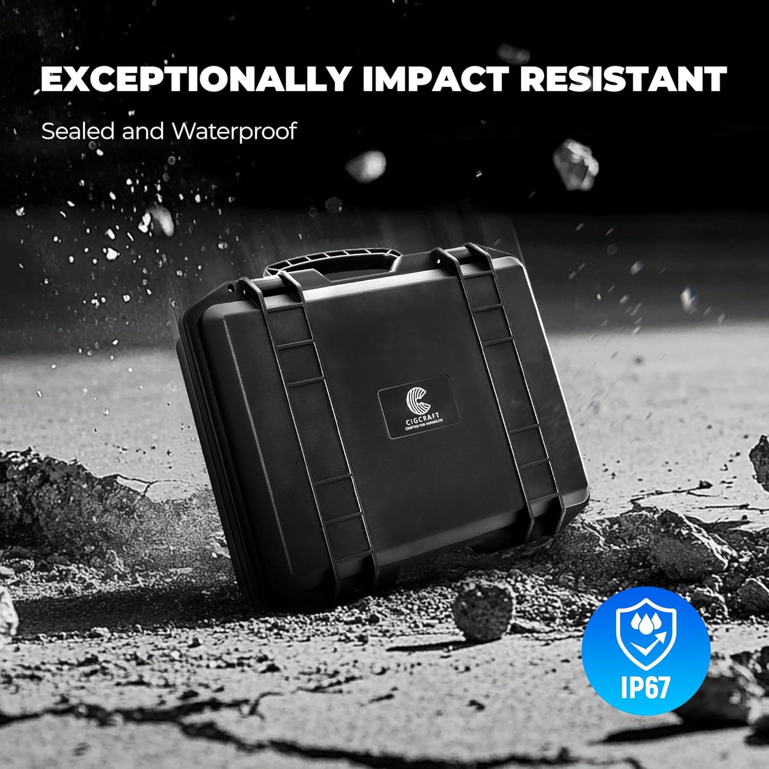 TSA Approved Pistol Case, Gun Case for Handguns, Lockable Carrying Box with 1 Pistols &2 Magazines for Air Travel & Range Use, Foam Insert & Waterproof Hard Shell, 9mm Pistols,Green pistol case - Image 6