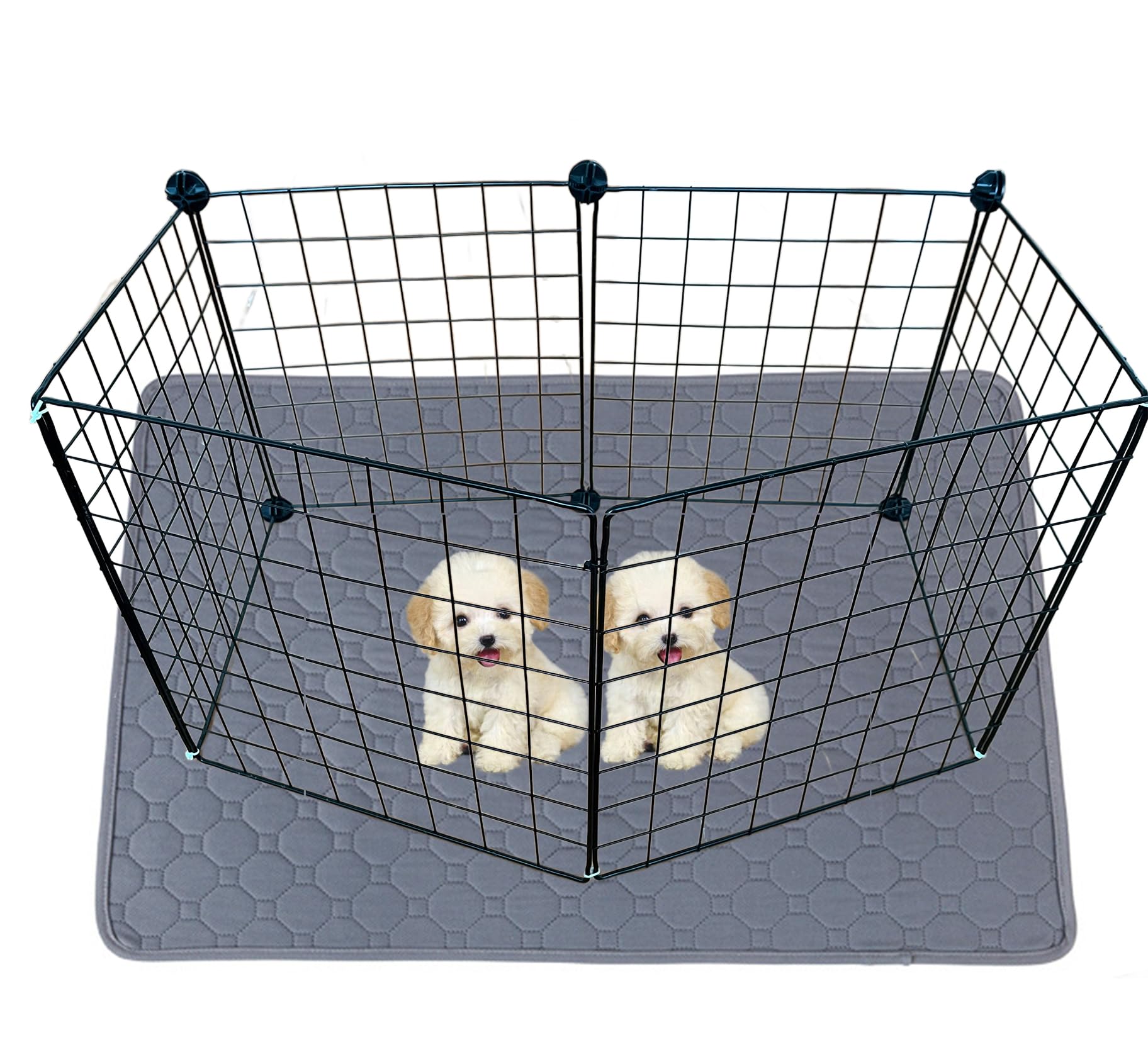 Tapis lavables pour chiot parfaits pour cage de niche et enclos