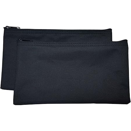small black zipper pouch