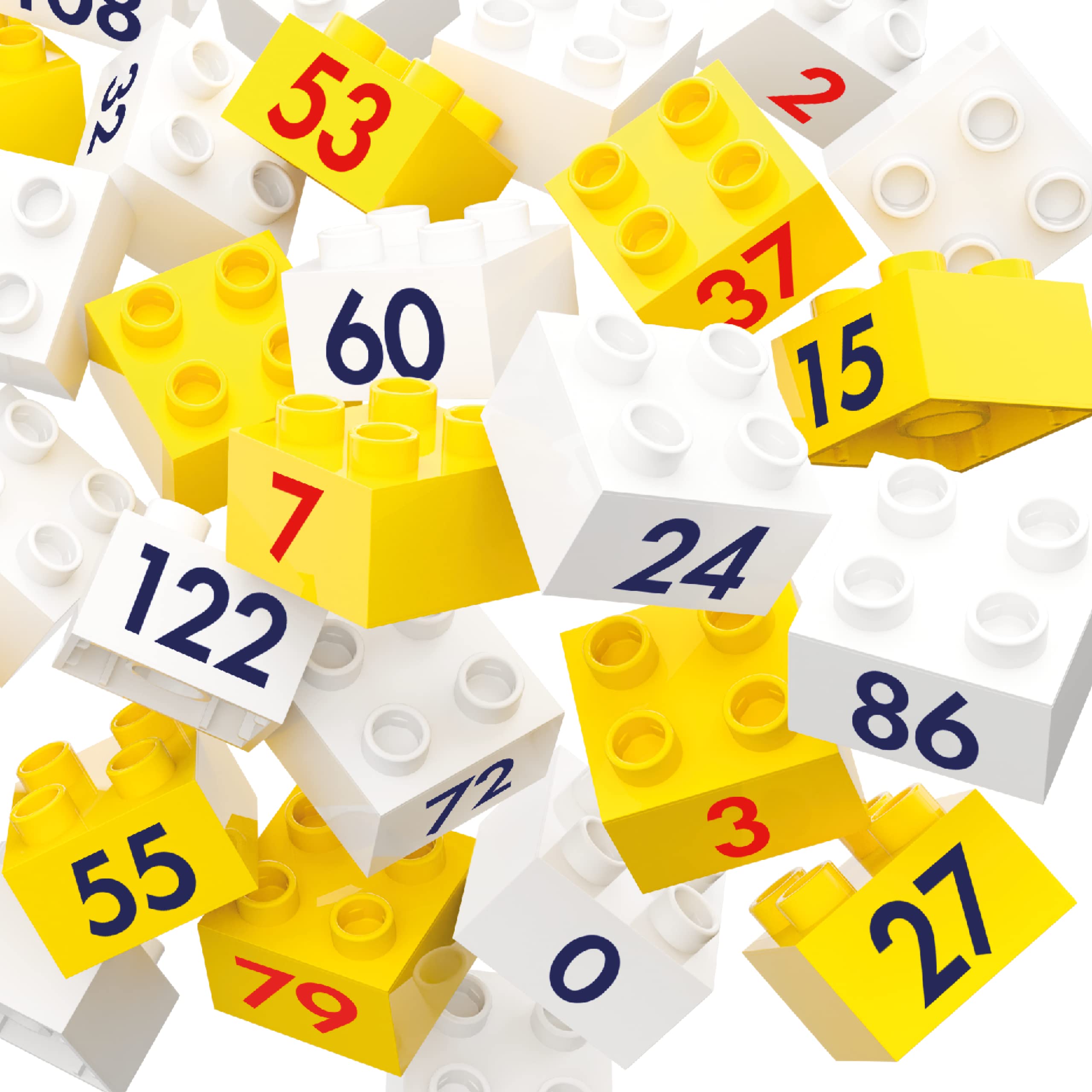 Hubelino Muri numerici (Prof. Kortenkamps Matematica mattoni), 410214, multicolore