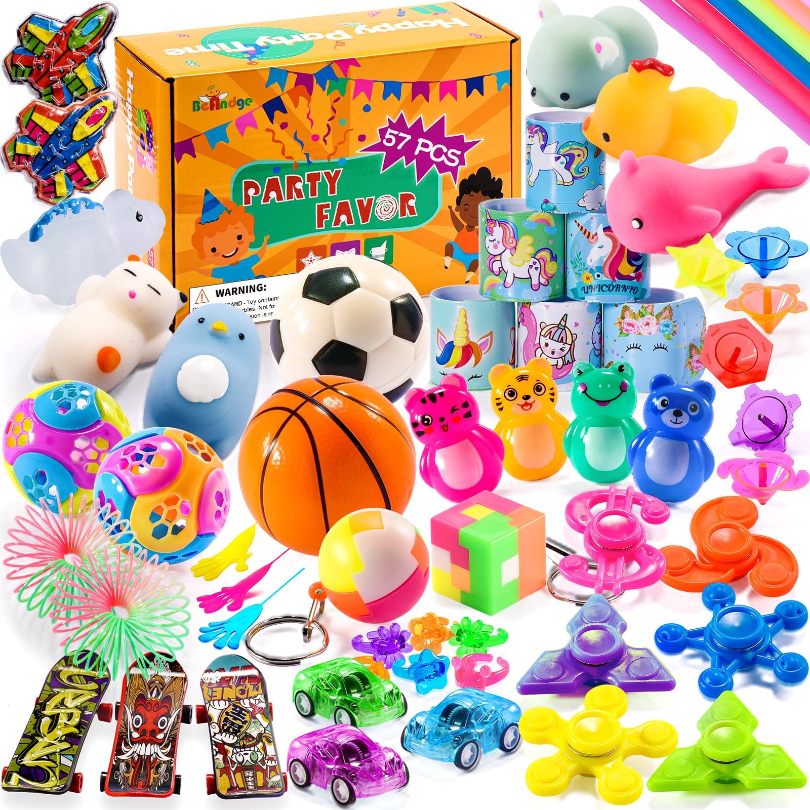 Claw Machine Prizes Refill for Kids, Party Favors Toy for Boy Girl 3-8 8-12, Fidget Toys Bulk, Easter Egg Fillers, Pinata Stocking Stuffer, Classroom Treasure Box Prize, Goodie Bags Gift for Boys Girl