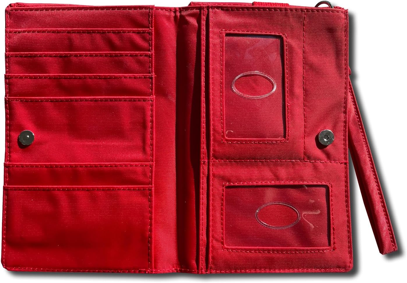 Big Skinny Women's Plus Size myPhone Bi-Fold Slim Wallet, Holds Up to 20 Cards