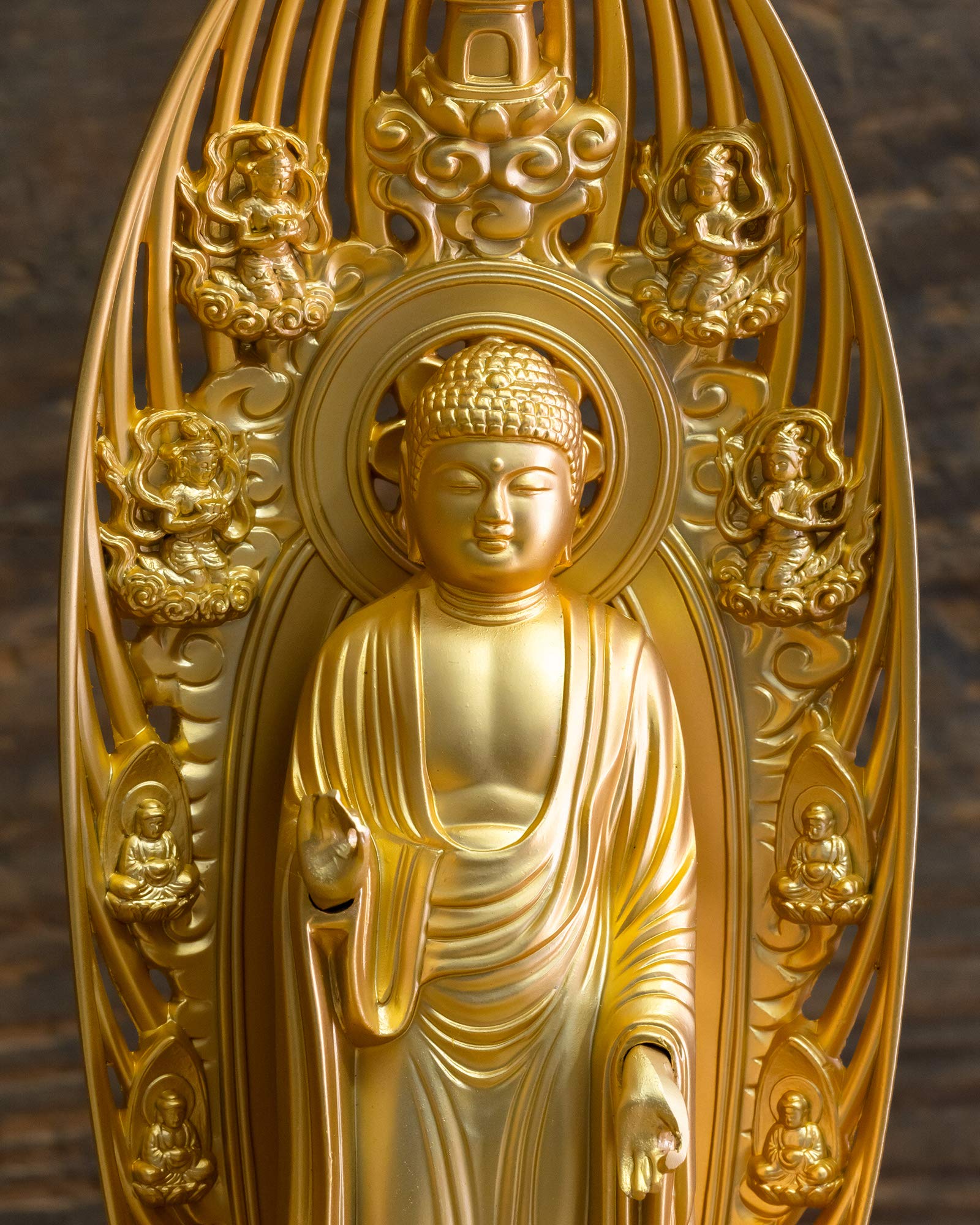 仏教美術 阿弥陀仏 如来仏像 家 玄関 仏堂奉納 銅製 銅器 楽天市場】阿弥陀如来 銅造鍍金彫金仕上げ : 仏像仏画チベット