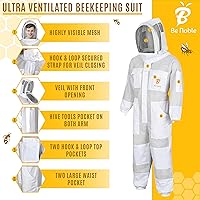 Vista 3 de Traje de apicultura profesional de 3 capas – Traje de abeja protector resistente para un manejo seguro y eficiente de la apicultura.