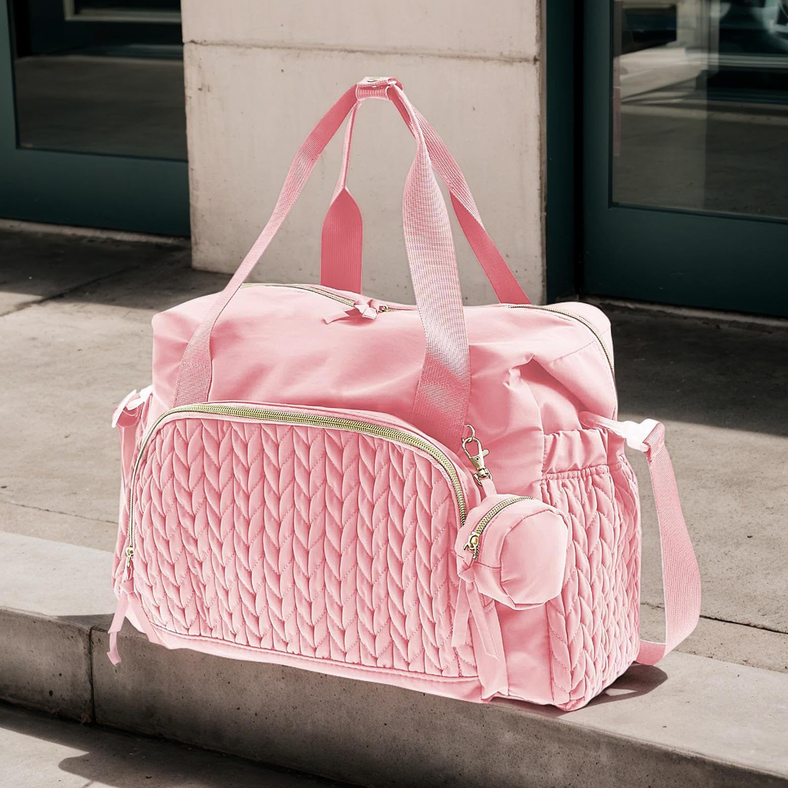 Reisewickelbeutel - große Babybeutel, tragbarer Windpack, organisierte Wechselnde Tasche | Geräumiger dauerhafter Windelhalter mit einfachen Zugangsfächern und Wischflächenoberfläche für Mama Dad und