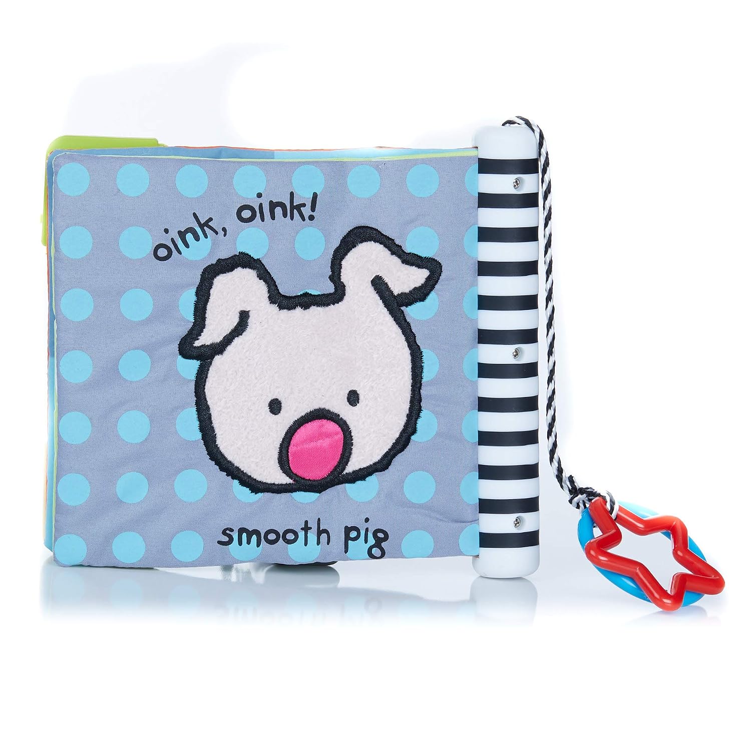 KIDS PREFERRED Amazing Baby Feel and Learn Soft Teether Book, Multicolor