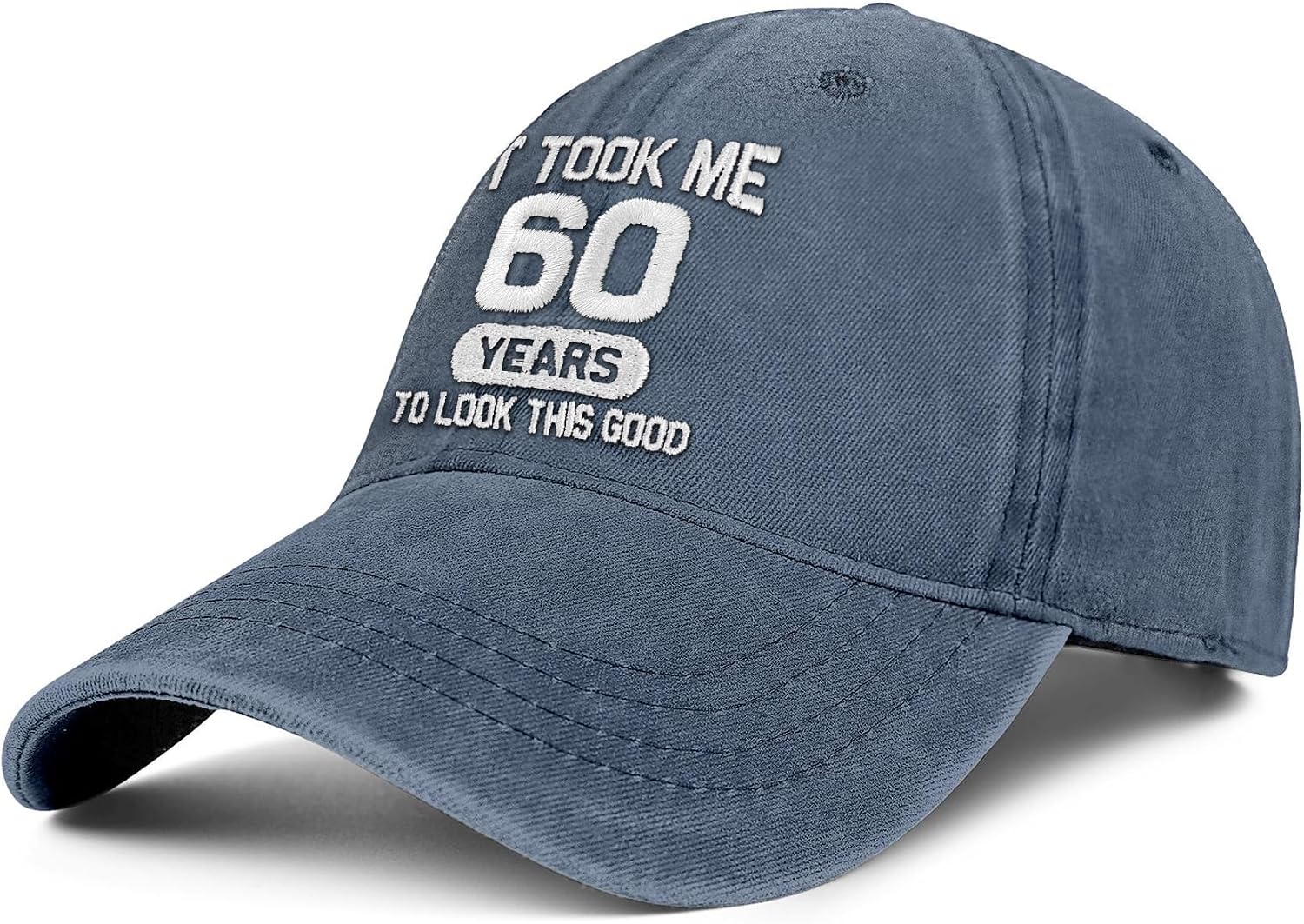 60th Birthday Gifts for Men Women 60 Year Old Gifts Decorations Took Me 60 Years to Look This Good Washed Cotton Hat