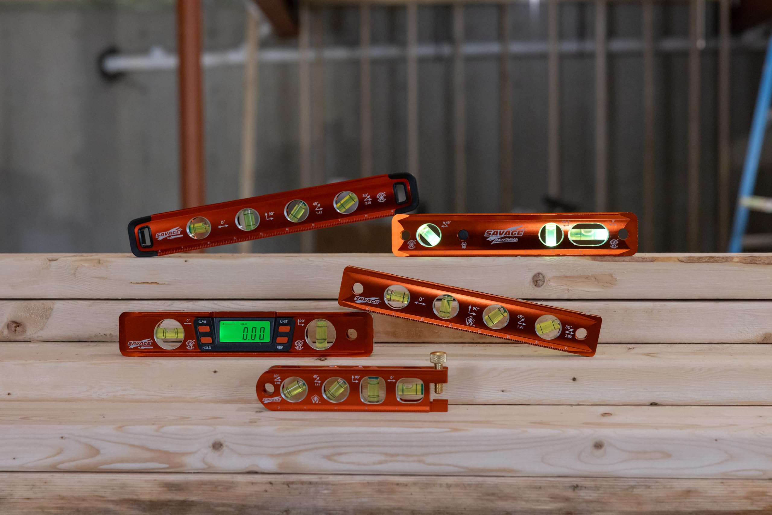 Savage Aluminum Torpedo Level - Orange -8
